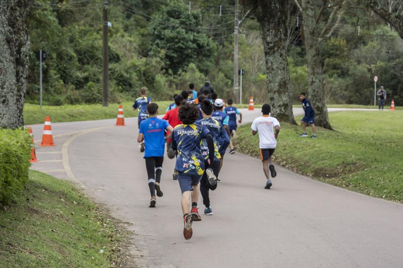 Mais de 1800 crianças e adolescentes estiveram no Parque Barigui para a 3° da Corrida Infantil 2023.
Curitiba, 27/08/2023
Foto: Levy Ferreira/SMCS
