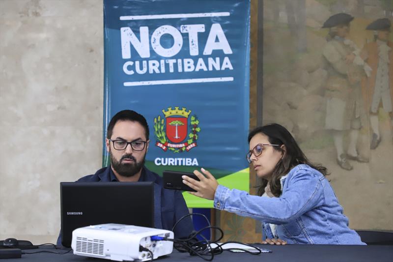 Realização do 58o. Sorteio do Nota Curitibana.
Curitiba, 31/08/2023.
Foto: José Fernando Ogura/SMCS.