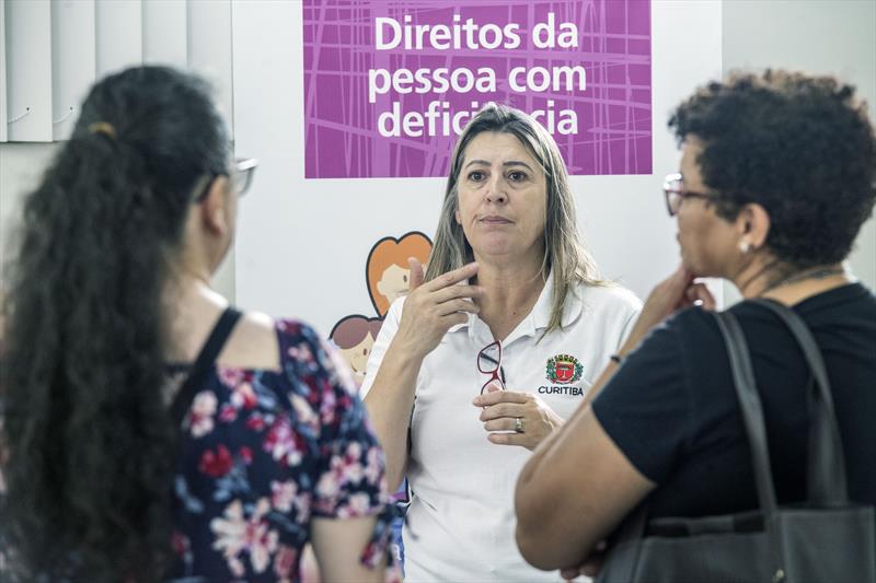 Feira de Empregabilidade no Departamento dos Direitos da Pessoa com Deficiência (DPCD). Curitiba,19/09/2023. Foto: Ricardo Marajó/SMCS