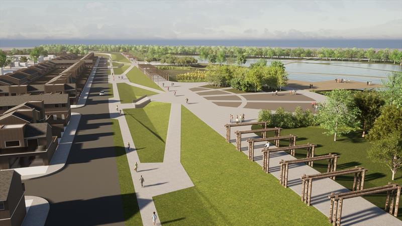 Greca leva experiências inovadoras de Curitiba ao Japão.
- Na imagem, Projeto do Bairro Novo da Caximba. 
Divulgação Cohab
