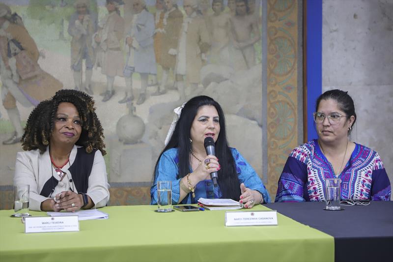 Tomaram posse os novos integrantes do Conselho Municipal de Política Étnico-racial de Curitiba (Comper). Curitiba, 27/09/2023. Foto: Hully Paiva/SMCS