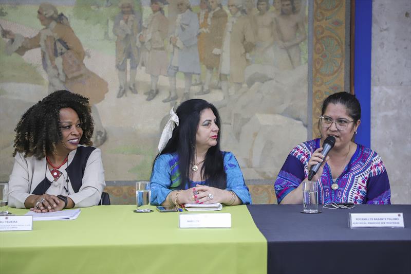 Tomaram posse os novos integrantes do Conselho Municipal de Política Étnico-racial de Curitiba (Comper). Curitiba, 27/09/2023. Foto: Hully Paiva/SMCS
