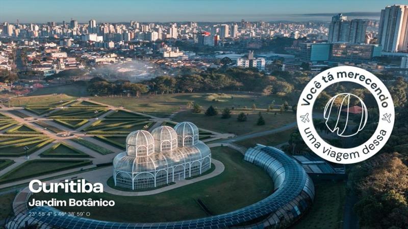Curitiba é destaque em campanha da CCR Aeroportos. Foto: Divulgação