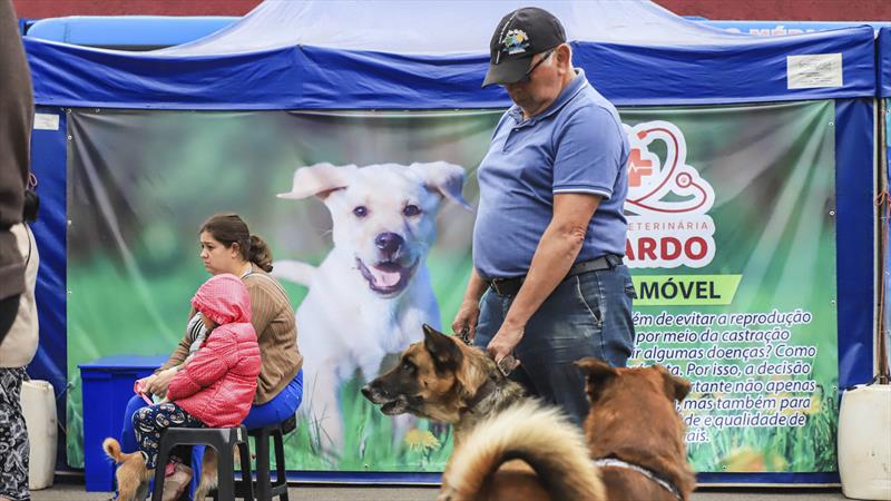 Mutirão para castração gratuita de cães e gatos chega a mais uma Regional de Curitiba.
Foto: José Fernando Ogura/SMCS.