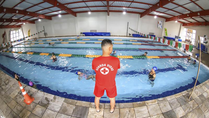 Viva o Sábado: inscrições para nadar de graça nas piscinas da Prefeitura de Curitiba estão abertas.
Foto: José Fernando Ogura/SMCS.