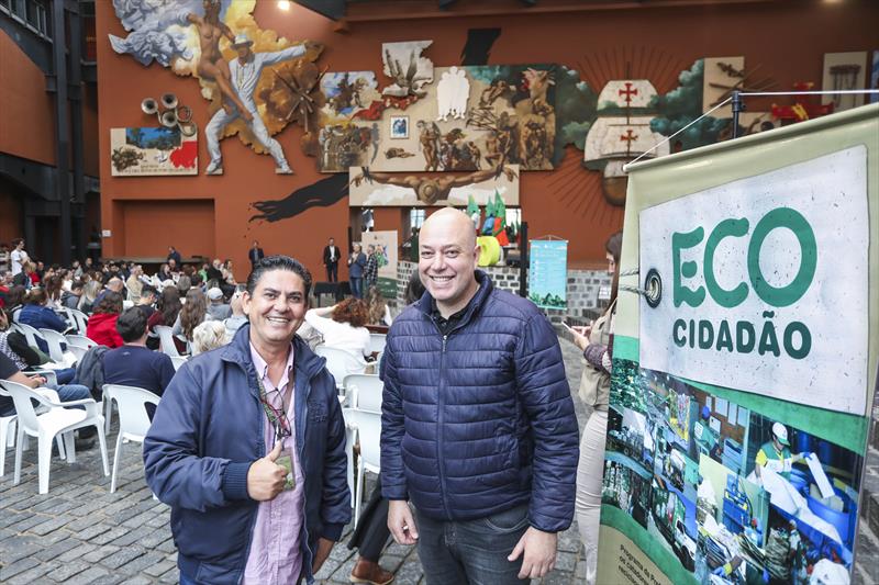 Abertura da semana Lixo Zero, lançamento plano municipal de gestão integrada de resíduos sólidos e do programa COM-POS-TE no Memorial de Curitiba -  Curitiba, 20/10/2023 - Foto: Daniel Castellano / SMCS