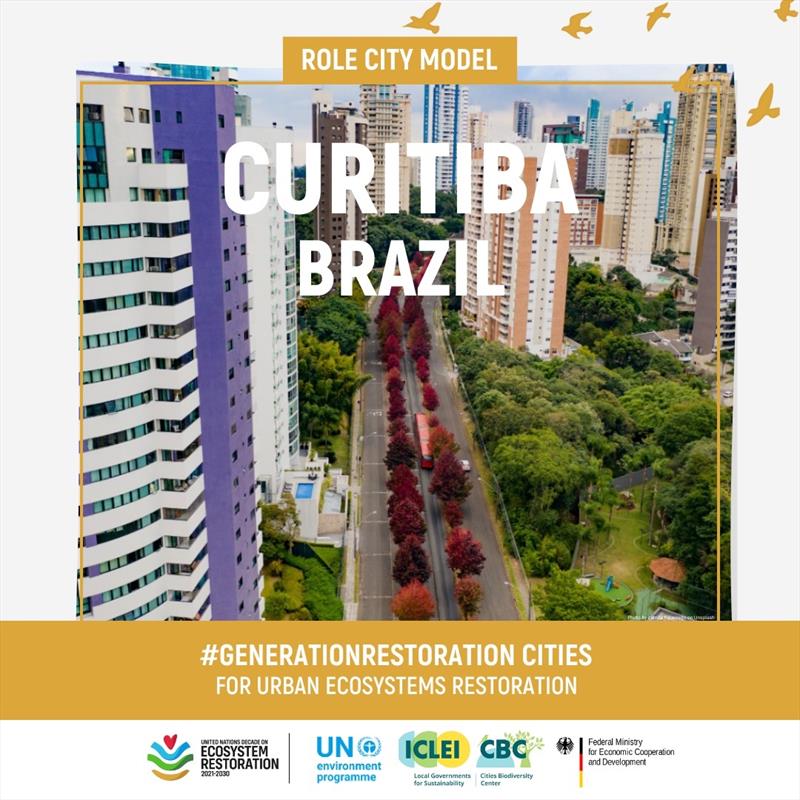 Curitiba foi eleita a Cidade Mais Sustentável da América Latina em 2022.