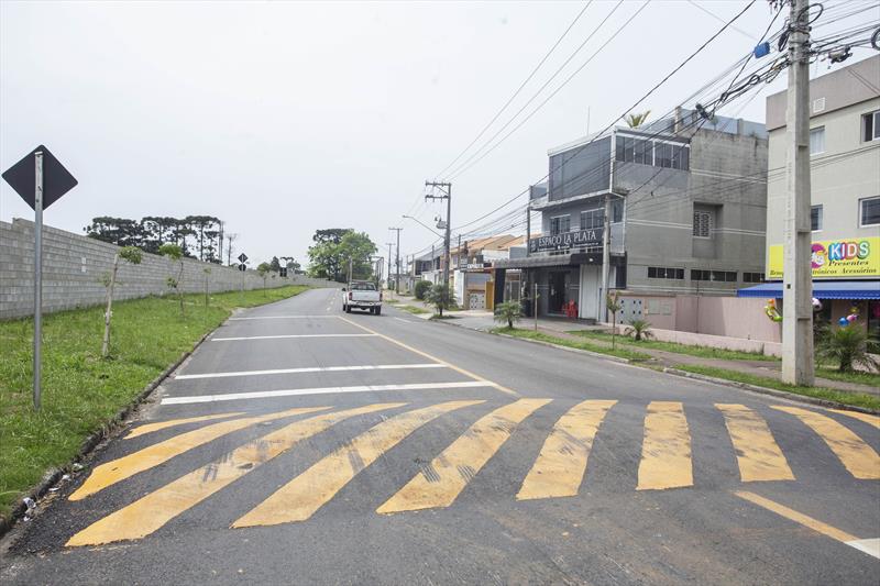 Regional Tatuquara recebe 36,5 km de asfalto em ruas de saibro. Curitiba, 09/111/2023. Foto: Ricardo Marajó/SMCS