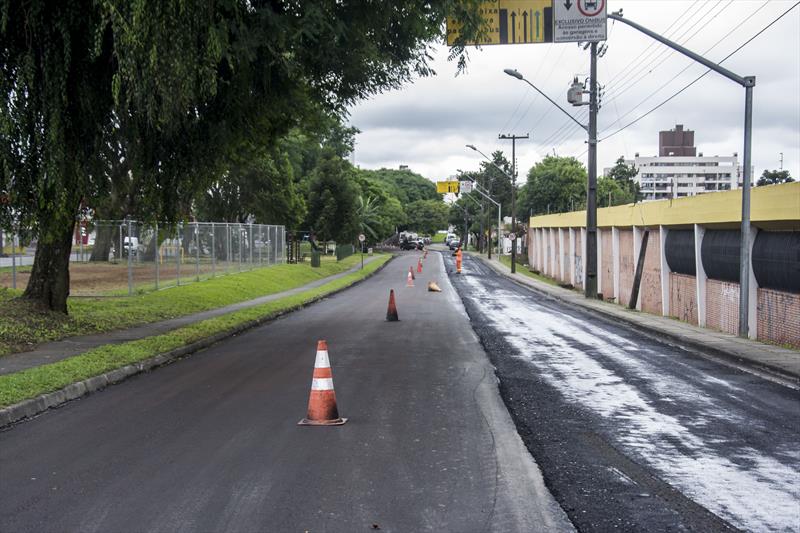 Obras de recape na rua Conselheiro Laurindo.
Curitiba, 05/12/2023
Foto: Levy Ferreira/SMCS
