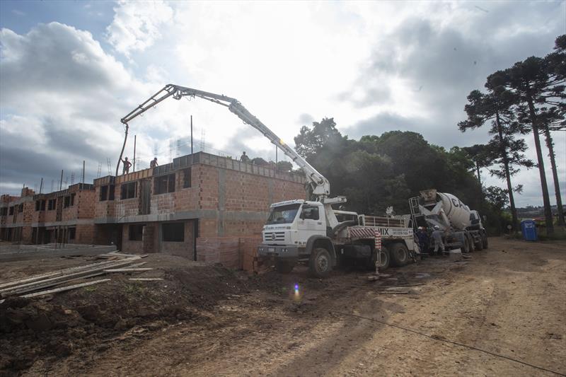 Obras das unidades habitacionais do Bairro Novo da Caximba. 05/12/2023. Foto: Ricardo Marajó/SMCS