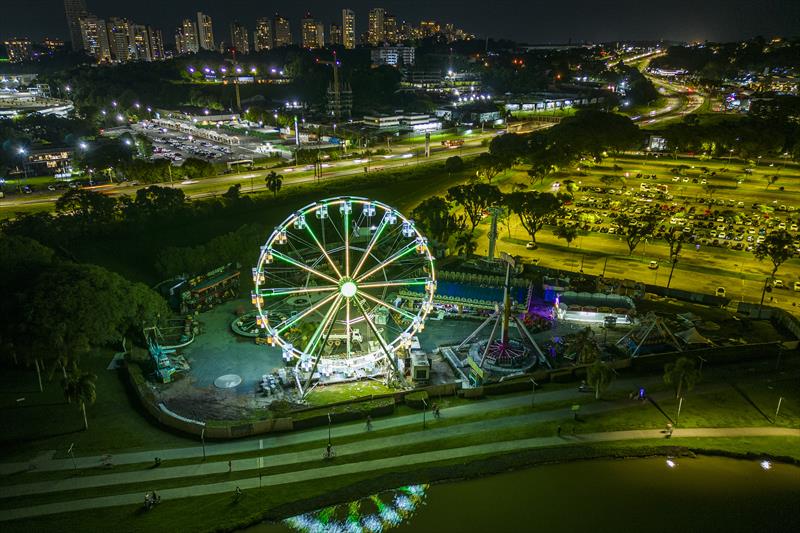 Parque de Diversões do Barigui será inaugurado no sábado. Curitiba, 06/12/2023. Foto: Pedro Ribas/SMCS