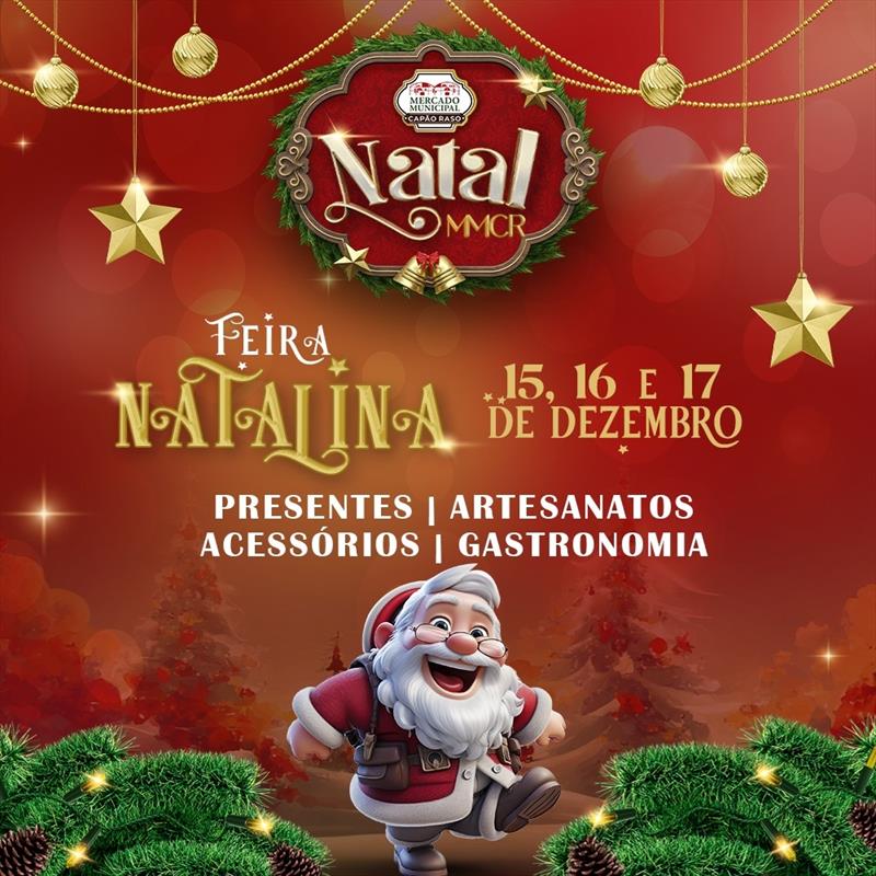 Papai Noel do Natal de Curitiba chega ao Mercado Municipal do Capão Raso neste sábado. Confira a programação. 