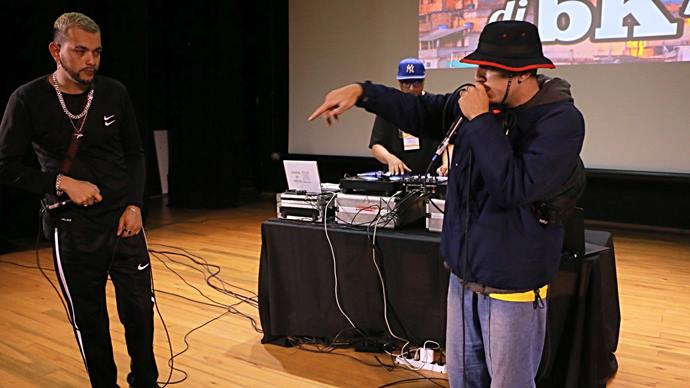 Discotecagem e Hip Hop na programação da Oficina de Música.
Foto: Divulgação