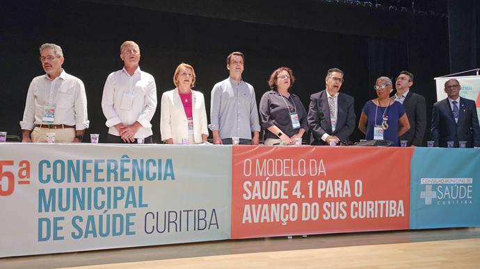 Conferência Municipal de Saúde aprova 120 propostas para o SUS de Curitiba.
Foto: Divulgação