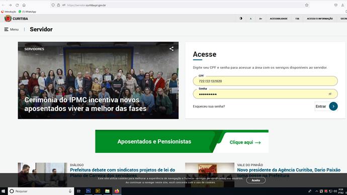 Serviços online e menu de vídeos modernizam Portal do Servidor.