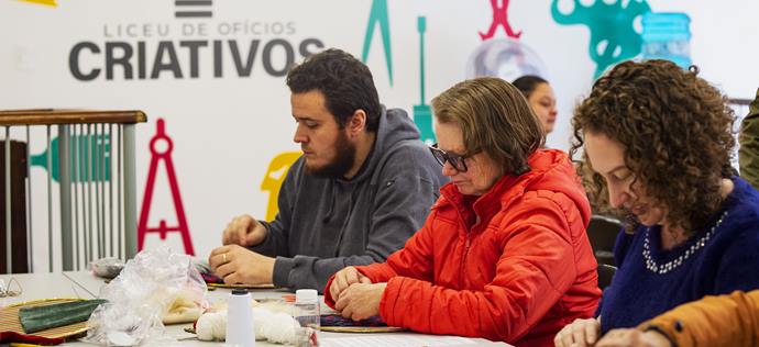 Liceu de Ofícios Criativos divulga programação com cursos presenciais e gratuitos. Foto: Ricardo Marajó/SMCS (arquivo)