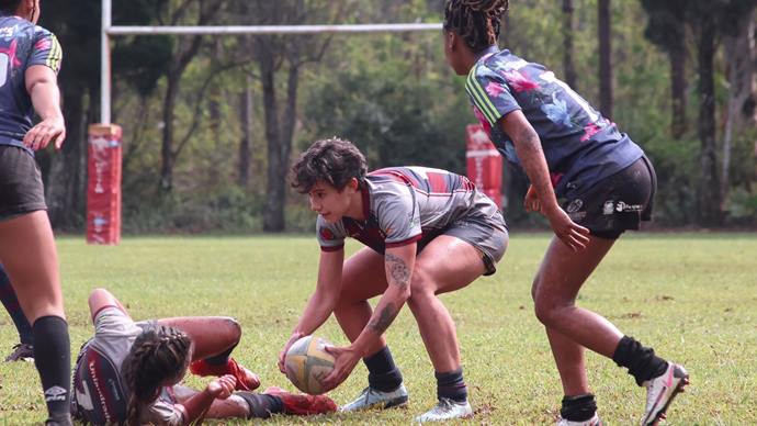 Meninas do Curitiba Rugby dão show e se classificam para final nacional. Foto: Divulgação