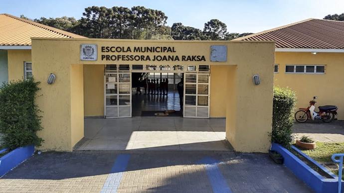 Prefeitura de Curitiba deposita mais R$ 4 milhões para unidades educacionais.
 - Na imagem, Escola Joana Raksa.
Foto: Divulgação