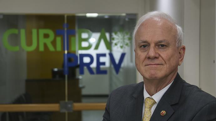 Com mais de 3 mil participantes, CuritibaPrev proporciona segurança no futuro aos servidores da Prefeitura de Curitibar.
 - Na imagem, José Luiz Costa Taborda Rauen.
Foto: Luiz Costa /SMCS