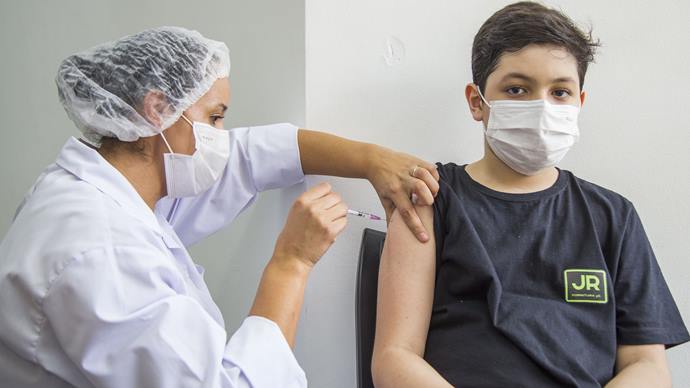 Saúde amplia vacinação anticovid de bebês e adolescentes para mais de cem locais. Foto: Pedro Ribas/SMCS