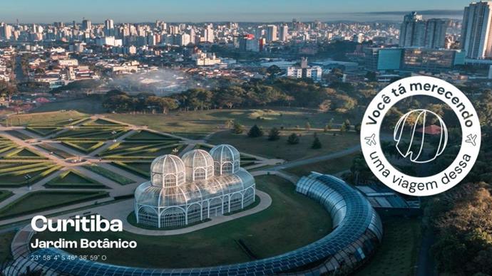 Curitiba é destaque em campanha da CCR Aeroportos. Foto: Divulgação