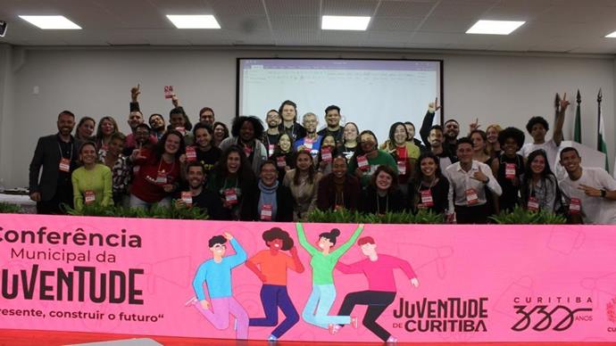 4ª Conferência Municipal da Juventude de Curitiba aprova 38 propostas.
Foto: Divulgação