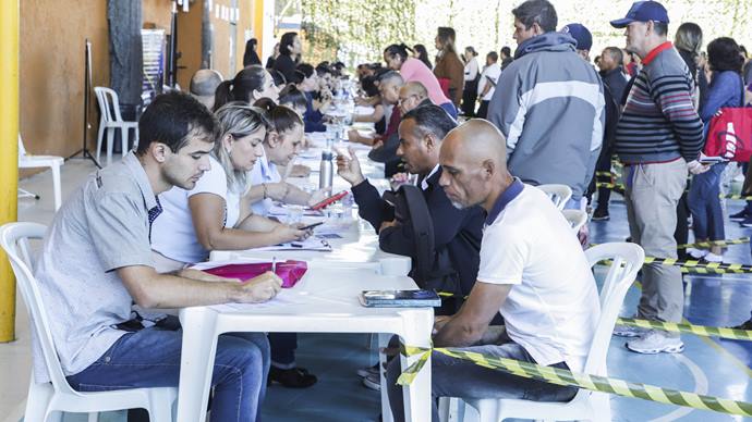 FAS promove a Work Friday com oferta de mais de 1.000 vagas de emprego em Curitiba. Foto: Hully Paiva/SMCS