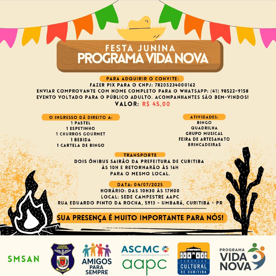 Festa Junina Programa Vida Nova