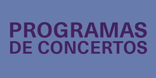 programas concertos 